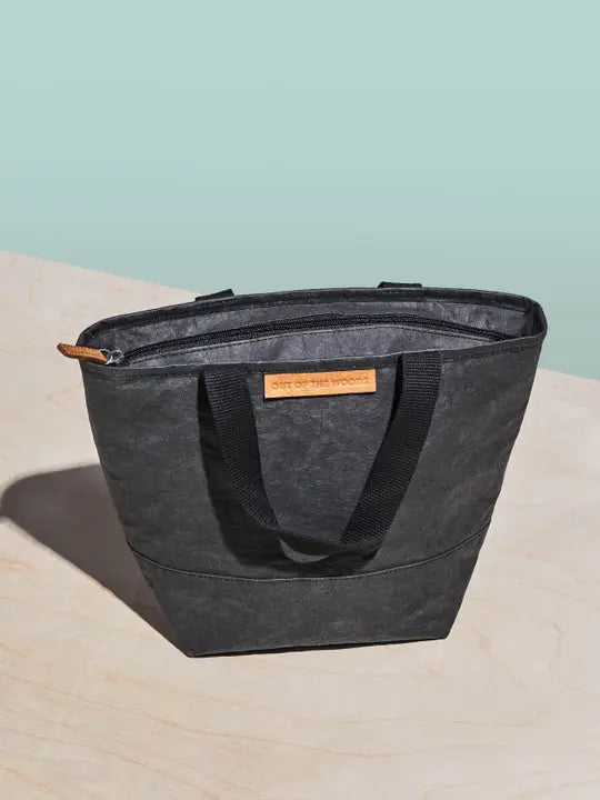Mini Shopper, Sustainable Black Lunch Bag