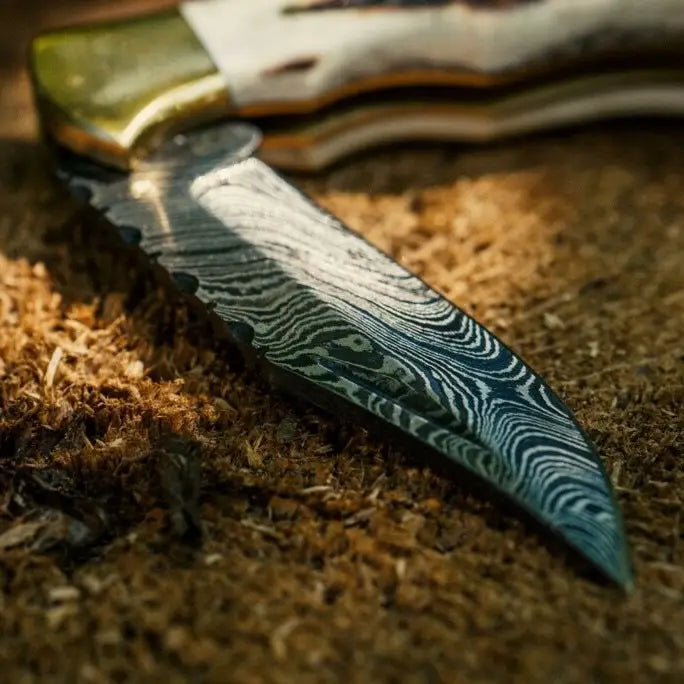 Deer Antler Pocket Knife- Vg 33