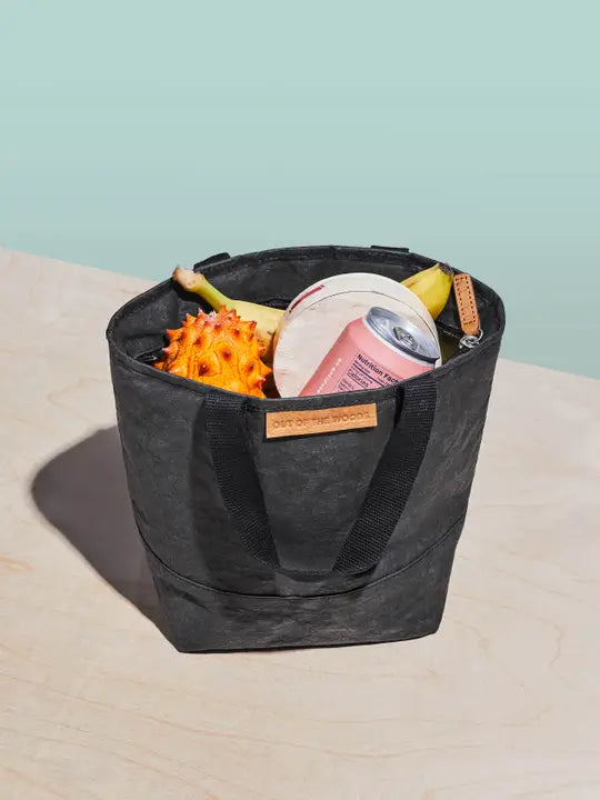 Mini Shopper, Sustainable Black Lunch Bag