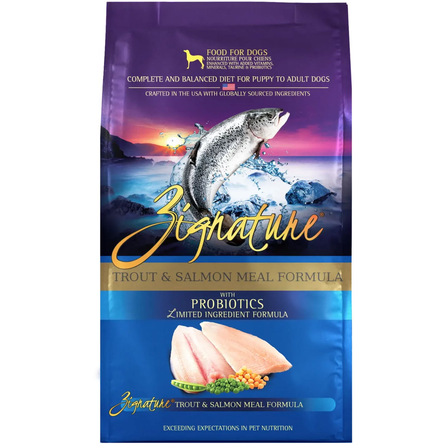 Trout & Salmon Meal Formula Dog Food 4#