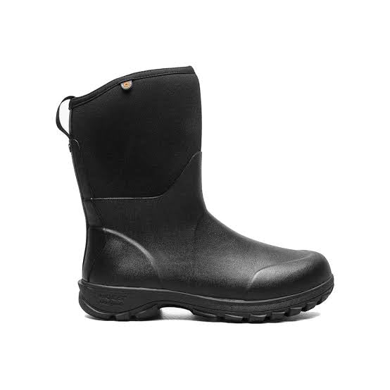 Bog Black Mid Boot Size 8