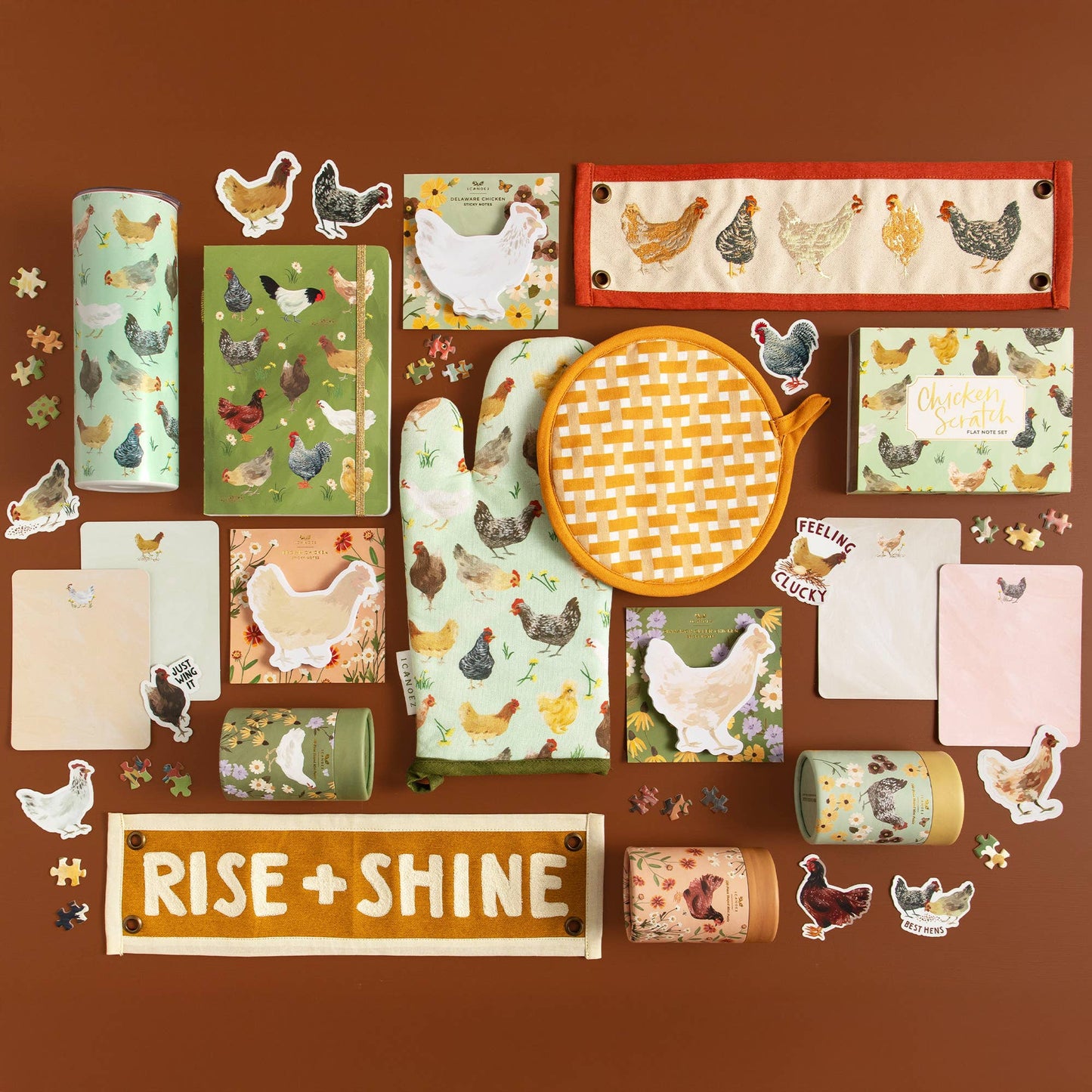 Brown Chicken Sticky Notes