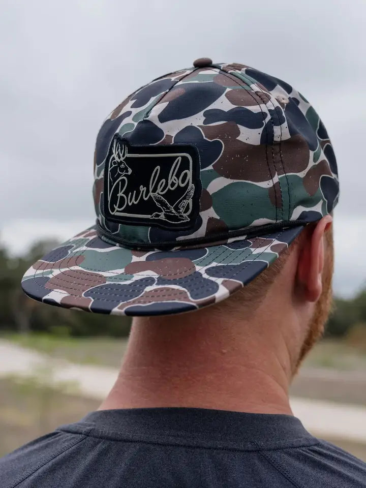 BURLEBO Cap - Throwback Camo Patch