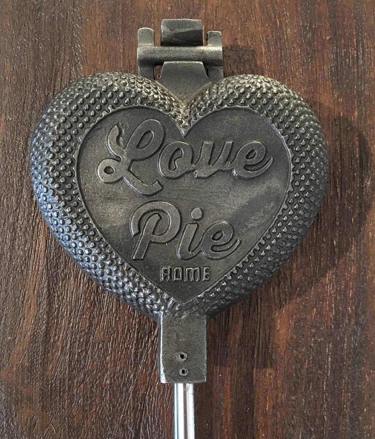 Love Pie - Cast Iron Pie Iron by Rome, #1540