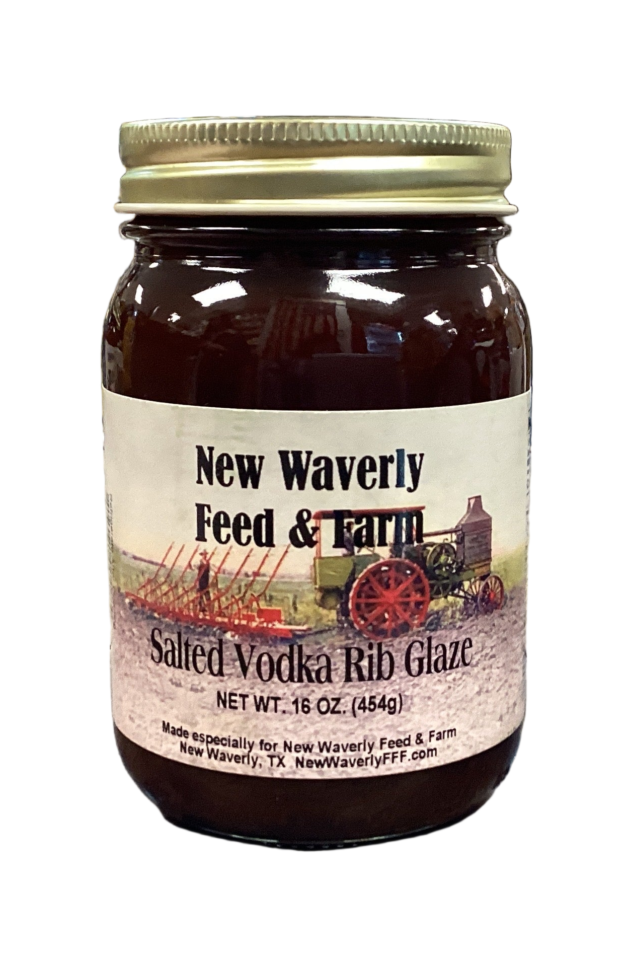 New Waverly Salted Vodka Rib Glaze 16oz
