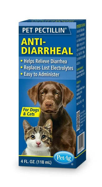 PET PECTILLIN DIARRHEA MEDICATION, 4 OZ
