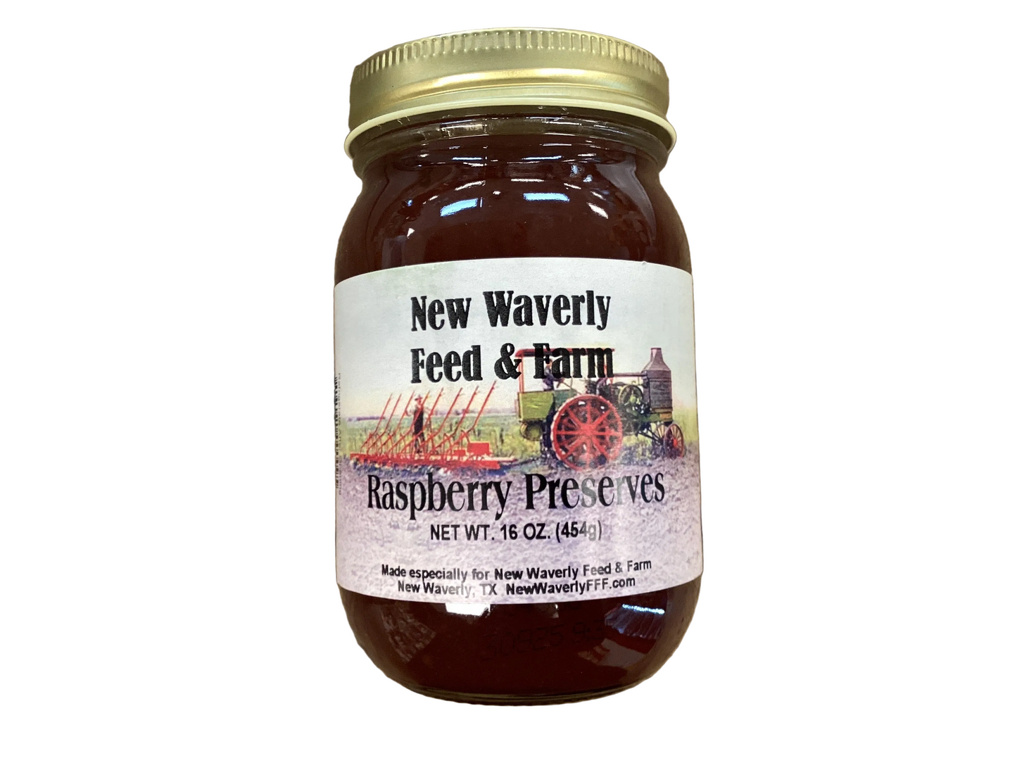 New Waverly Feed Raspberry Preserves 16oz