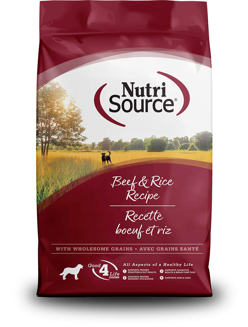 NutriSource Choice Beef & Barley 40lbs
