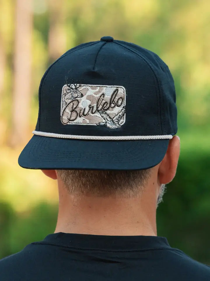 BURLEBO Cap - Black Camo Patch