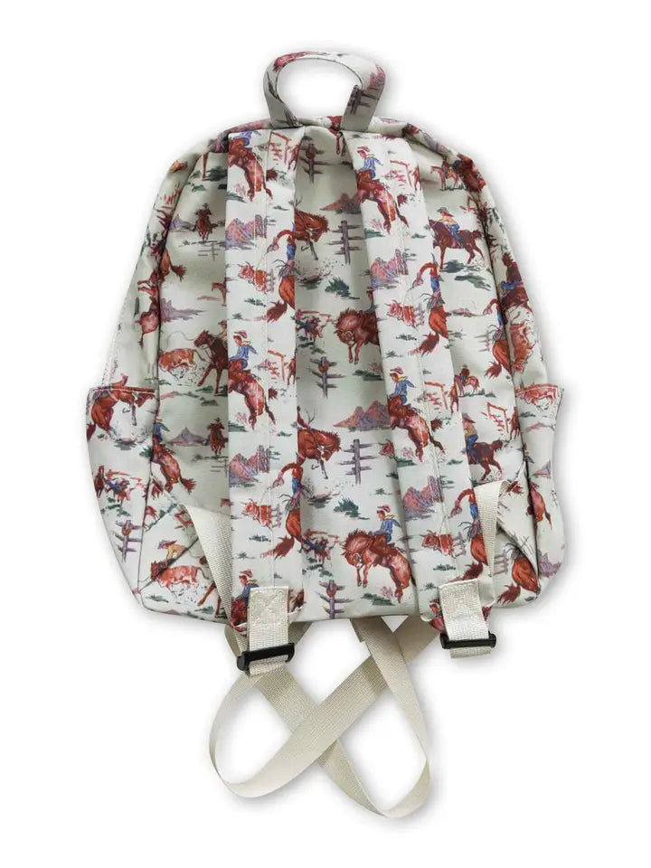 Horse Rodeo Kids Western Backpack