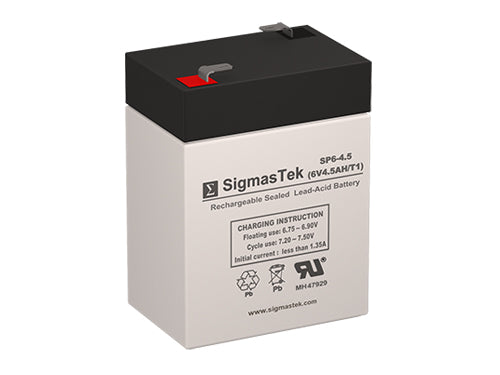 Battery SigmasTek Spade Top 6.75 - 6.9V 6V4.5AH
