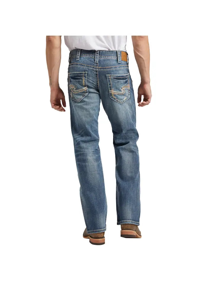 Silver Jeans Co. Men's Zac Relaxed Fit Straight Jeans LD191