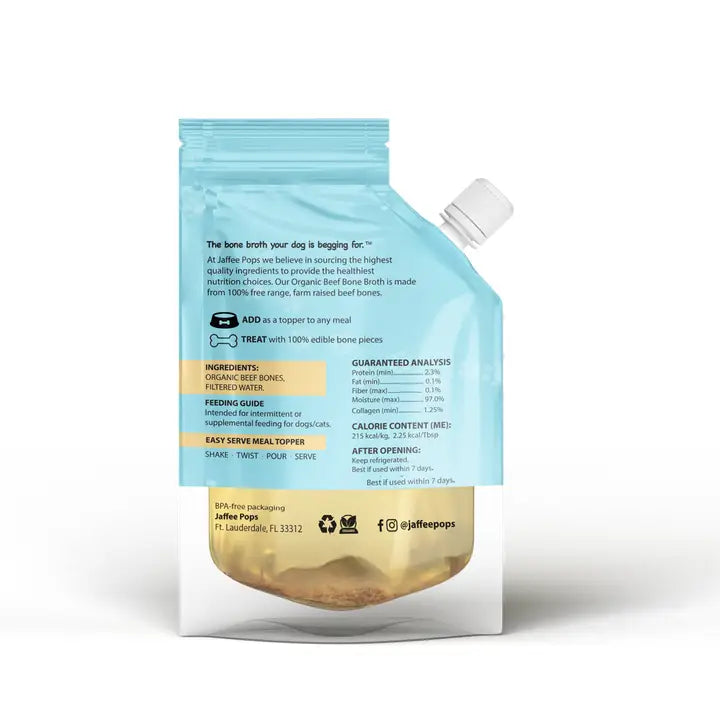 Jaffee's Beef Bone Broth - 20 oz Pouch