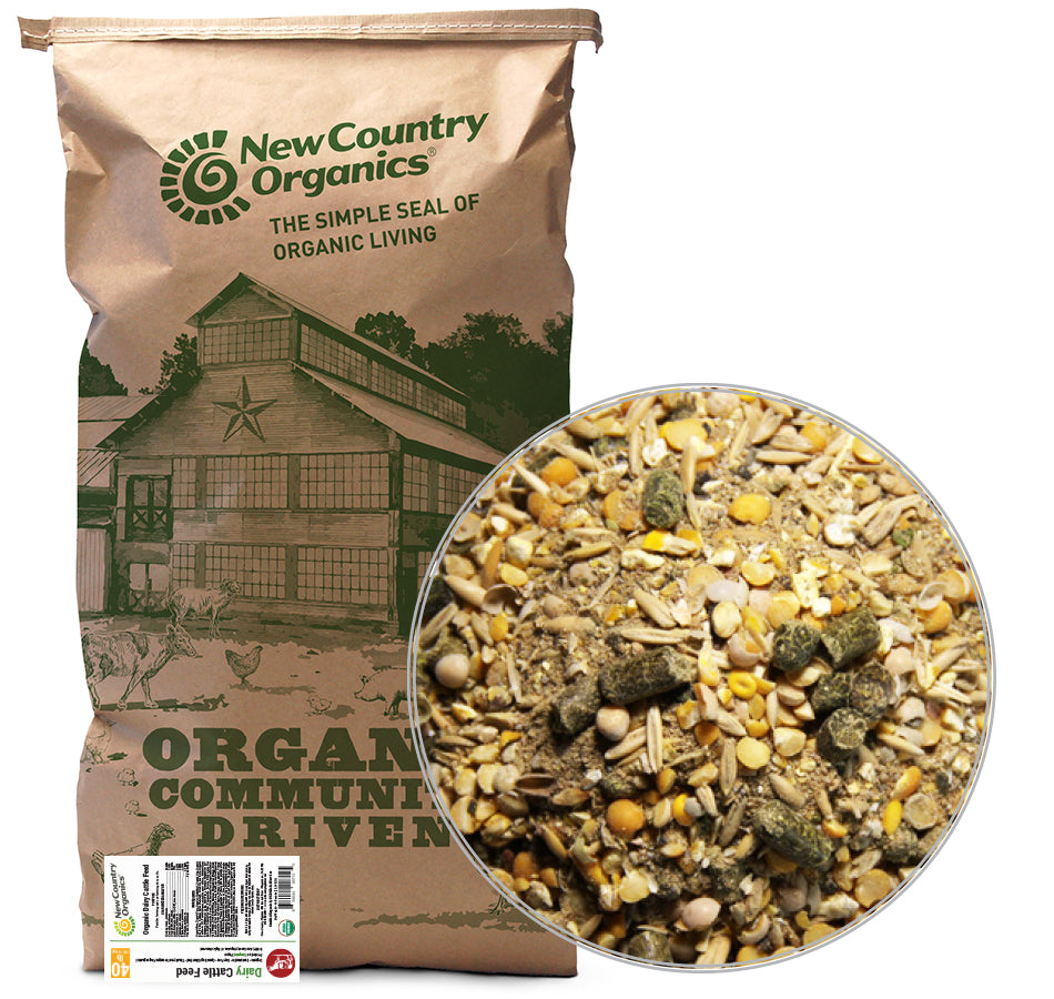 New Country Organic Dairy Cattle Feed 40lbs.