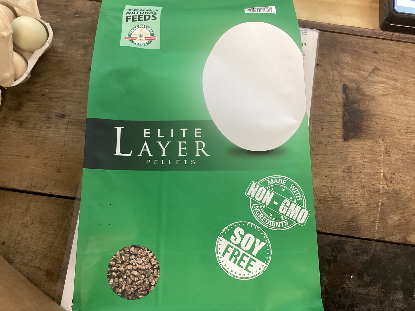 Texas natural Elite layer pellets 10lbs
