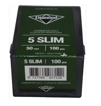 Horseshoe Nails 5 Slim 100pc