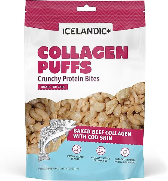 Cat Beef Collagen Min Puff W/Fish .5oz