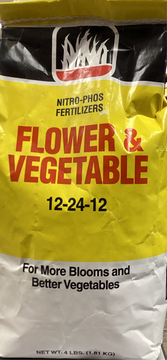 12-24-12 Flower & Vegetable Fertilizer 4lbs