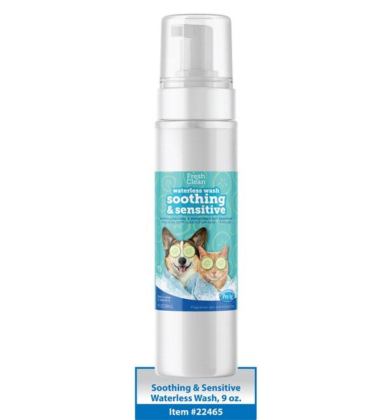 HYPOALLERGENIC WATERLESS SHAMPOO 9oz.b