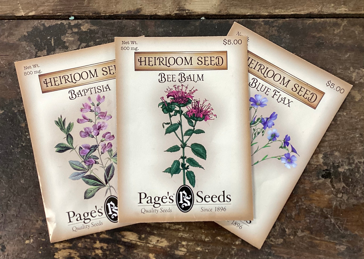 Page’s Heirloom Packaged Seeds