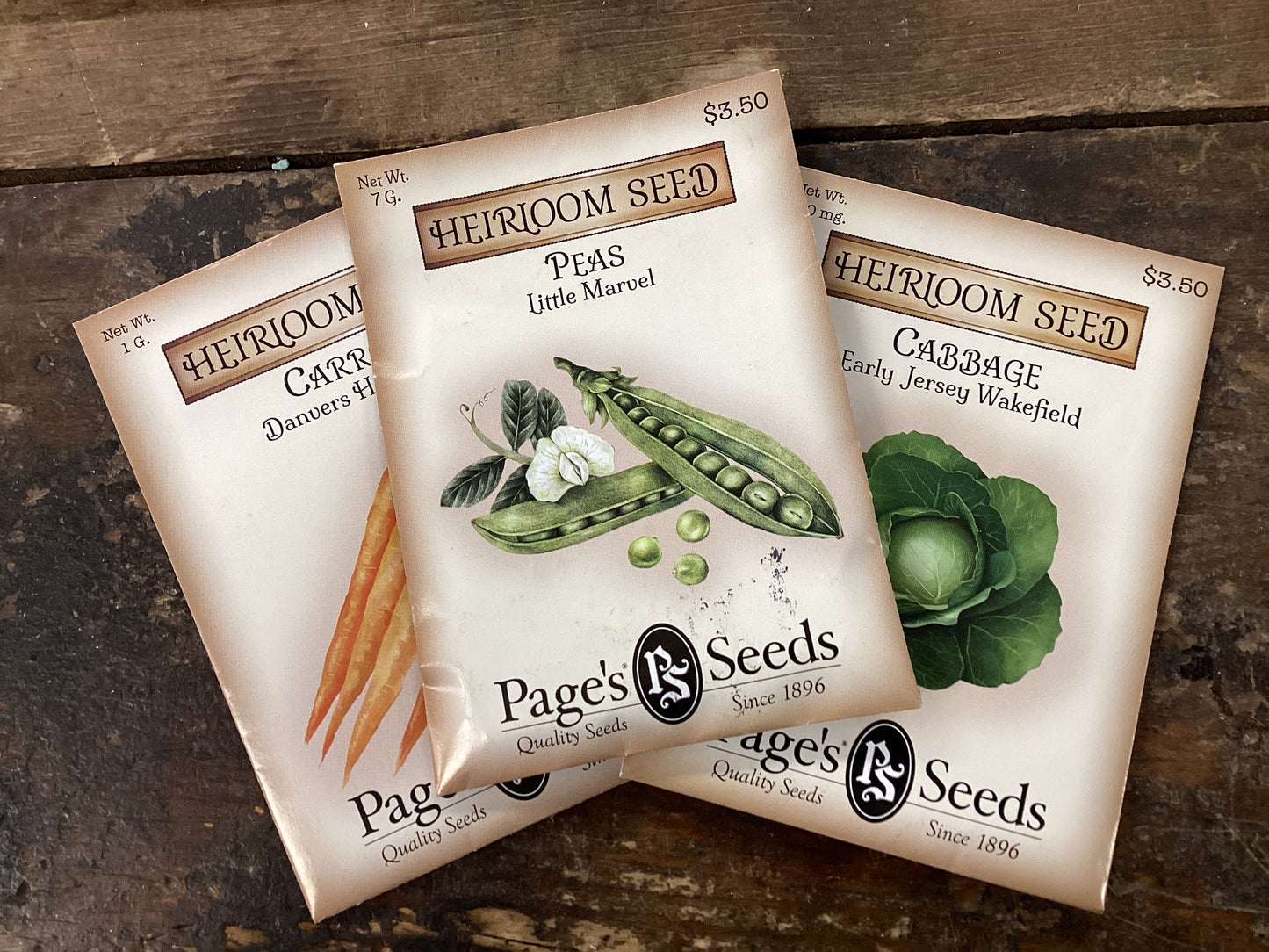 Page’s Heirloom Packaged Seeds