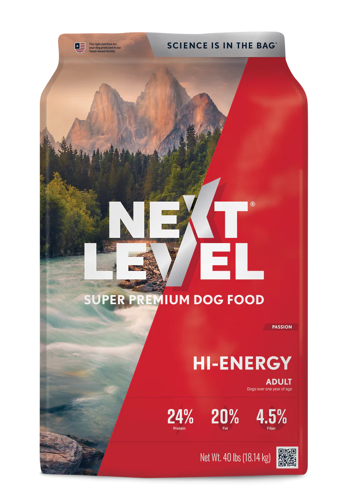 Next Level High Energy Red Dog Food 40lbs