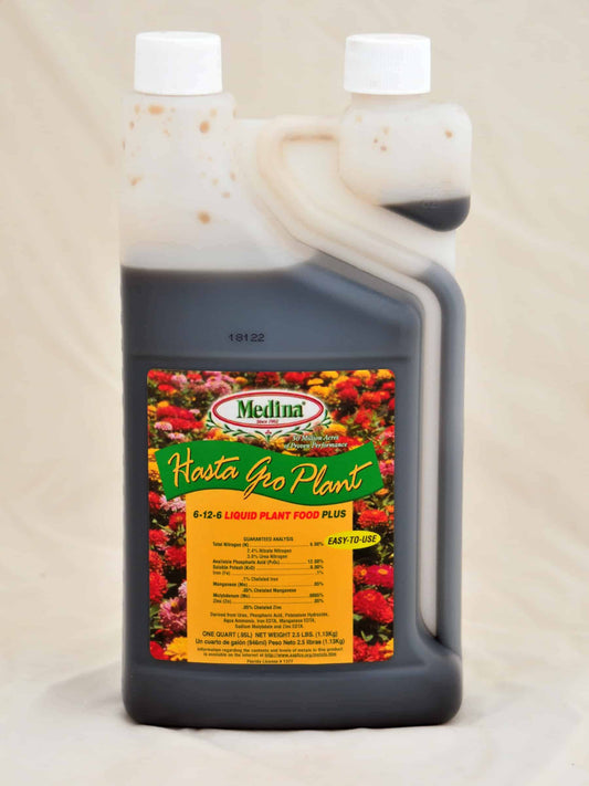 Medina Hasta Gro Plant 6-12-6 1 Quart Hose Spray Bottle
