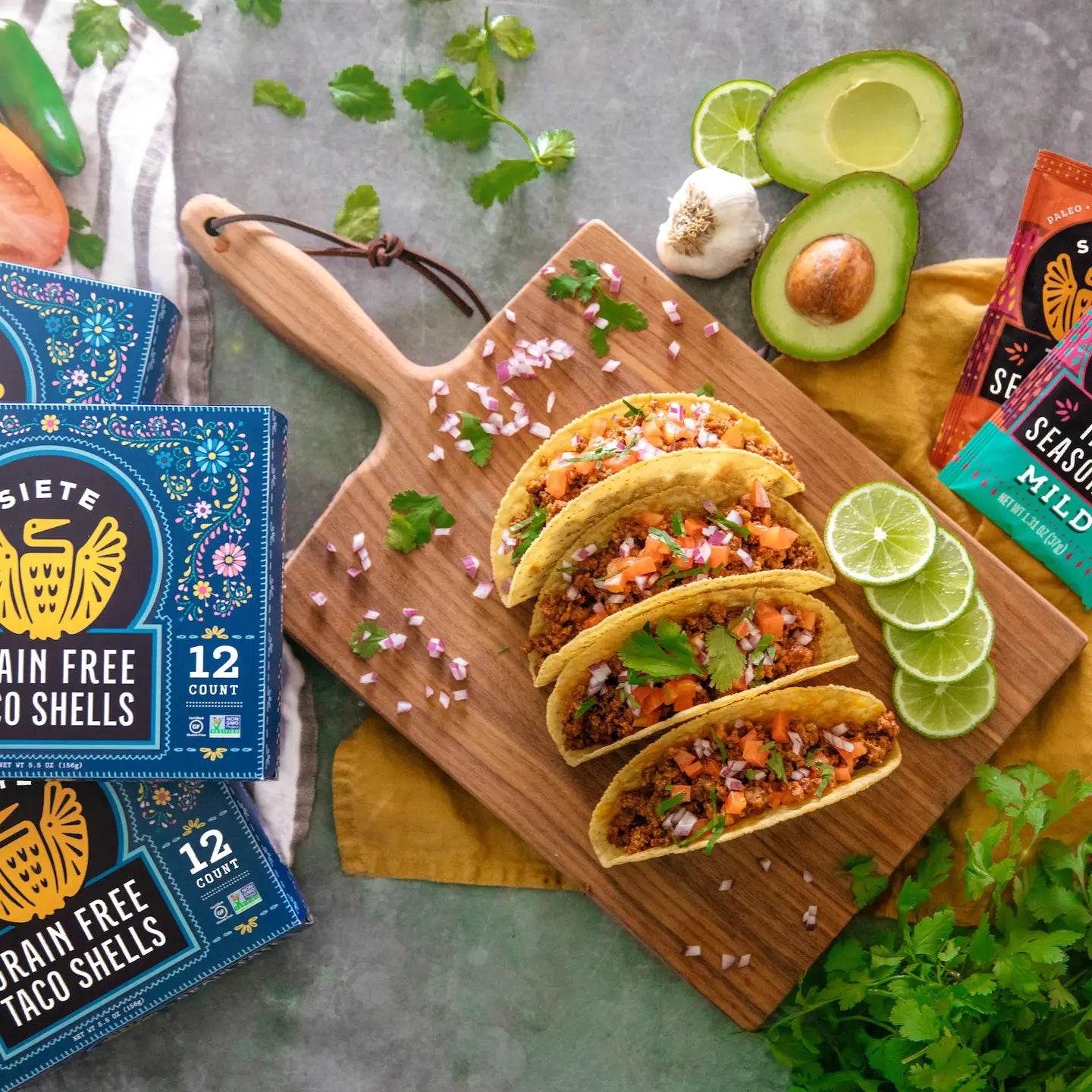 Siete Grain Free Taco Shells 12pk