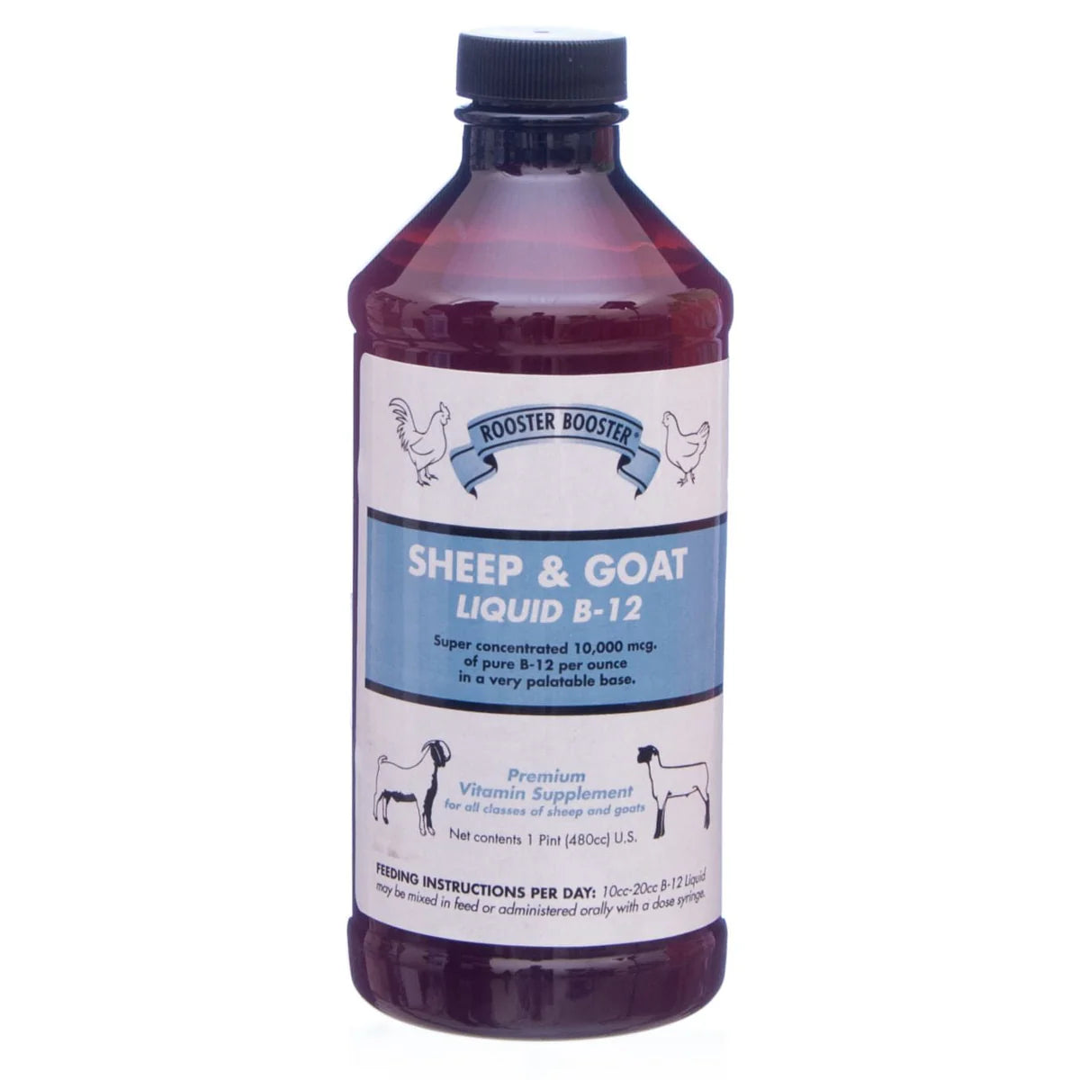 Rooster Booster Sheep & Goat Liquid B-12 Livestock Supplement 16oz