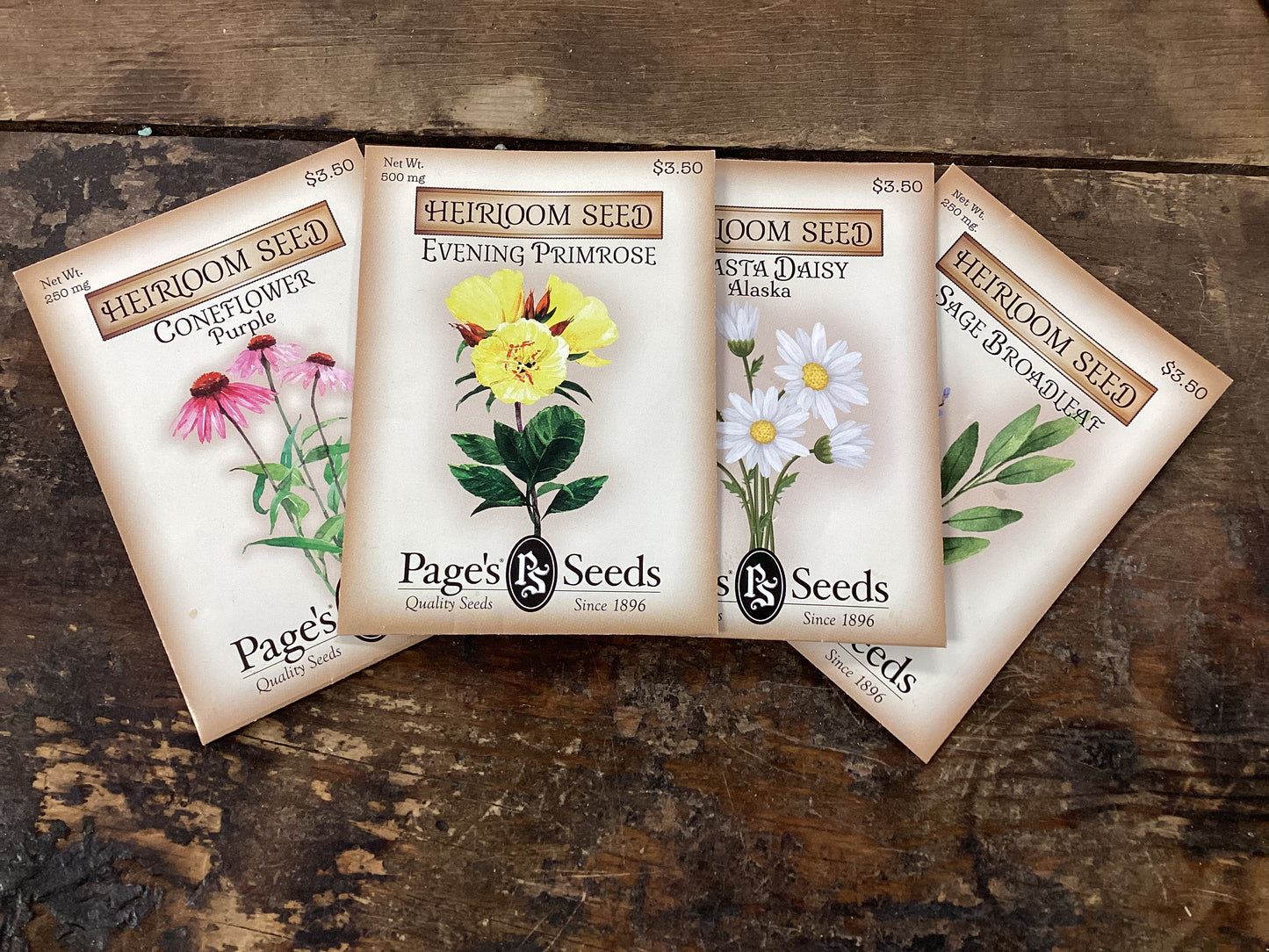 Page’s Heirloom Packaged Seeds