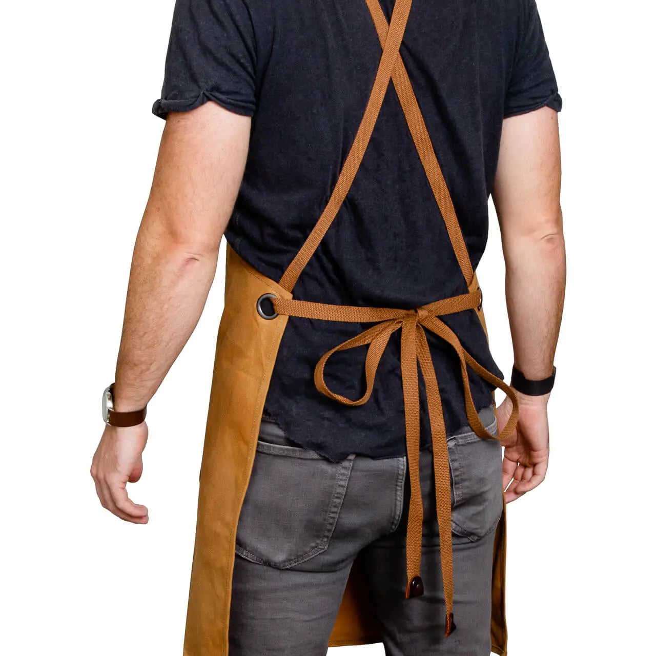 Tan Waxed Canvas Apron