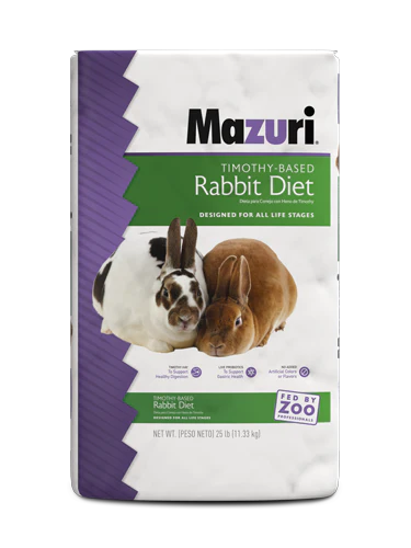 Mazuri® Timothy-Based Rabbit Diets