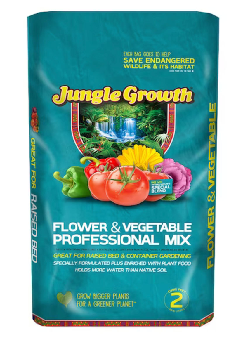 2 cubic feet of potting mix Soil Potting Soil Jungle Land Flower/Veggie 2cu. – New Waverly Feed, Farm & Firearms