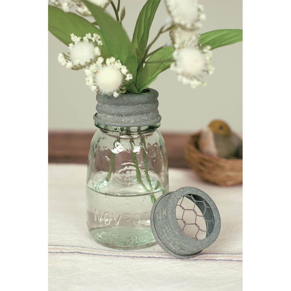 1/4 Pint Mason Jar Flower Frog