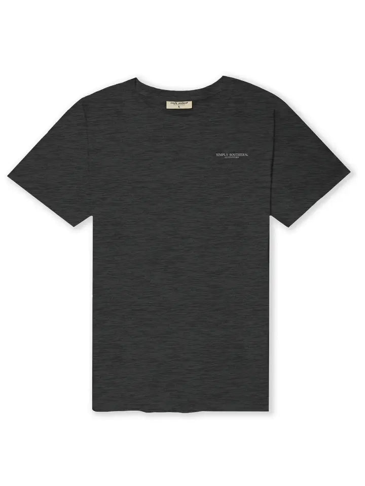 Simply Southern Men Deer-Graphite Heather Tee