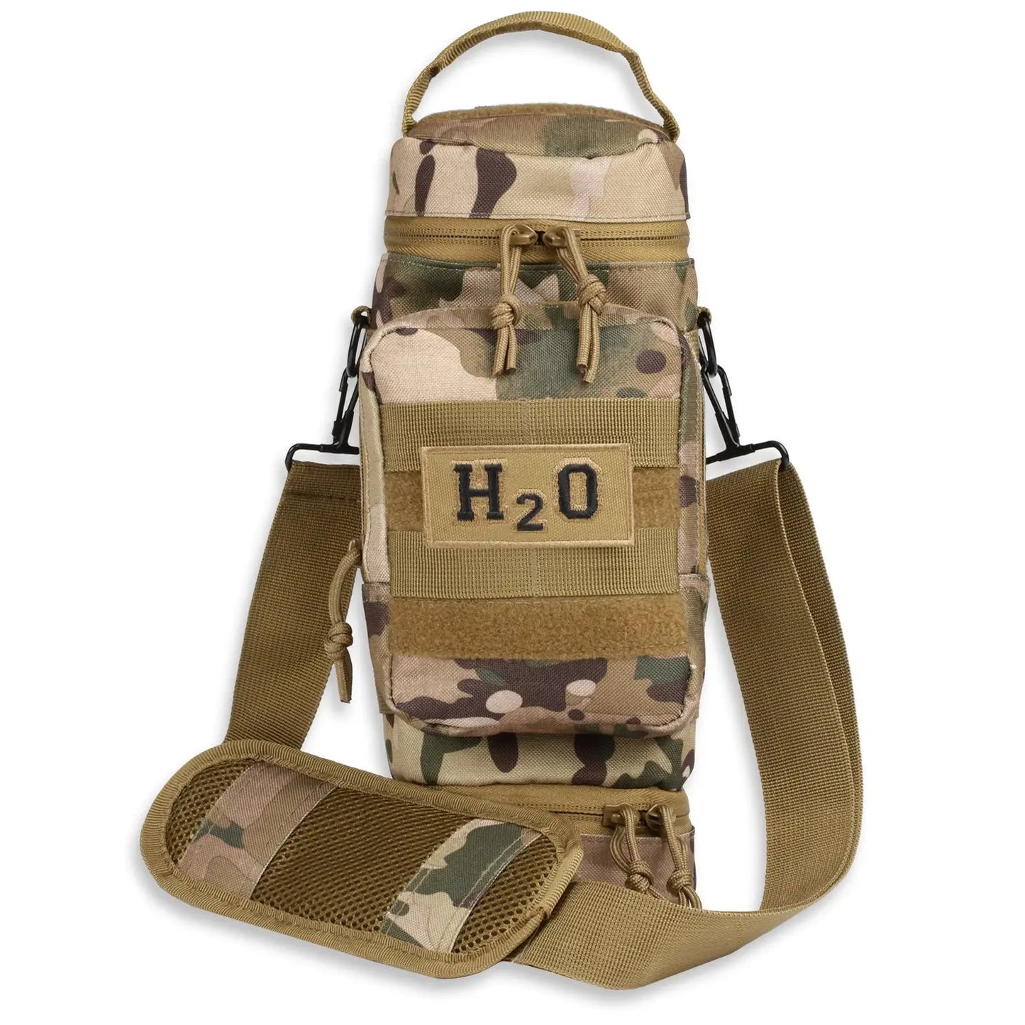 Orca Tactical Molle H2O Water Bottle Pouch - Black