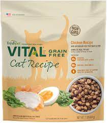 Freshpet Vital Grain-Free Chicken Recipe Complete & Balanced Dry Cat Food, 1 lbs.
