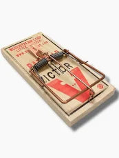 Rat Trap Wood and Metal Lg