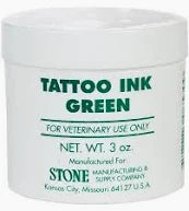 Stone Tattoo Green Ink 3oz