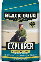 BLACK AND GOLD LG BREED ADULT DOG FOOD 40#