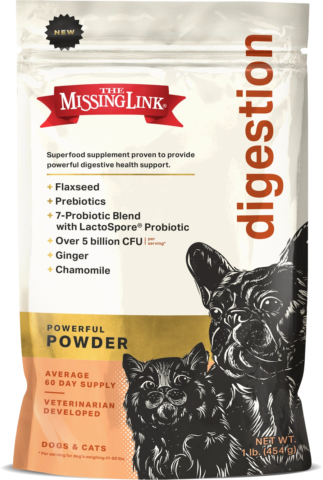 The Missing Link - Original Vegetarian Digestive Dog/Cat 1lb