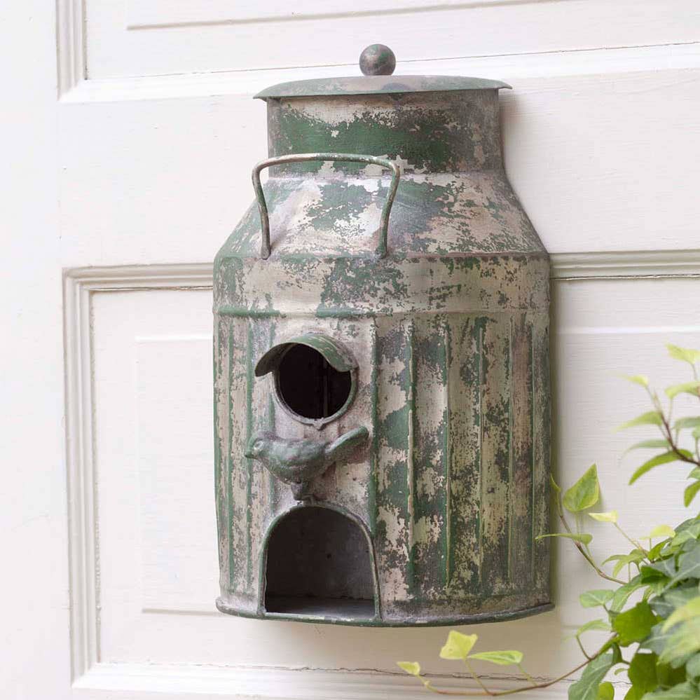 CTW Home Collection Milk Can Birdhouse