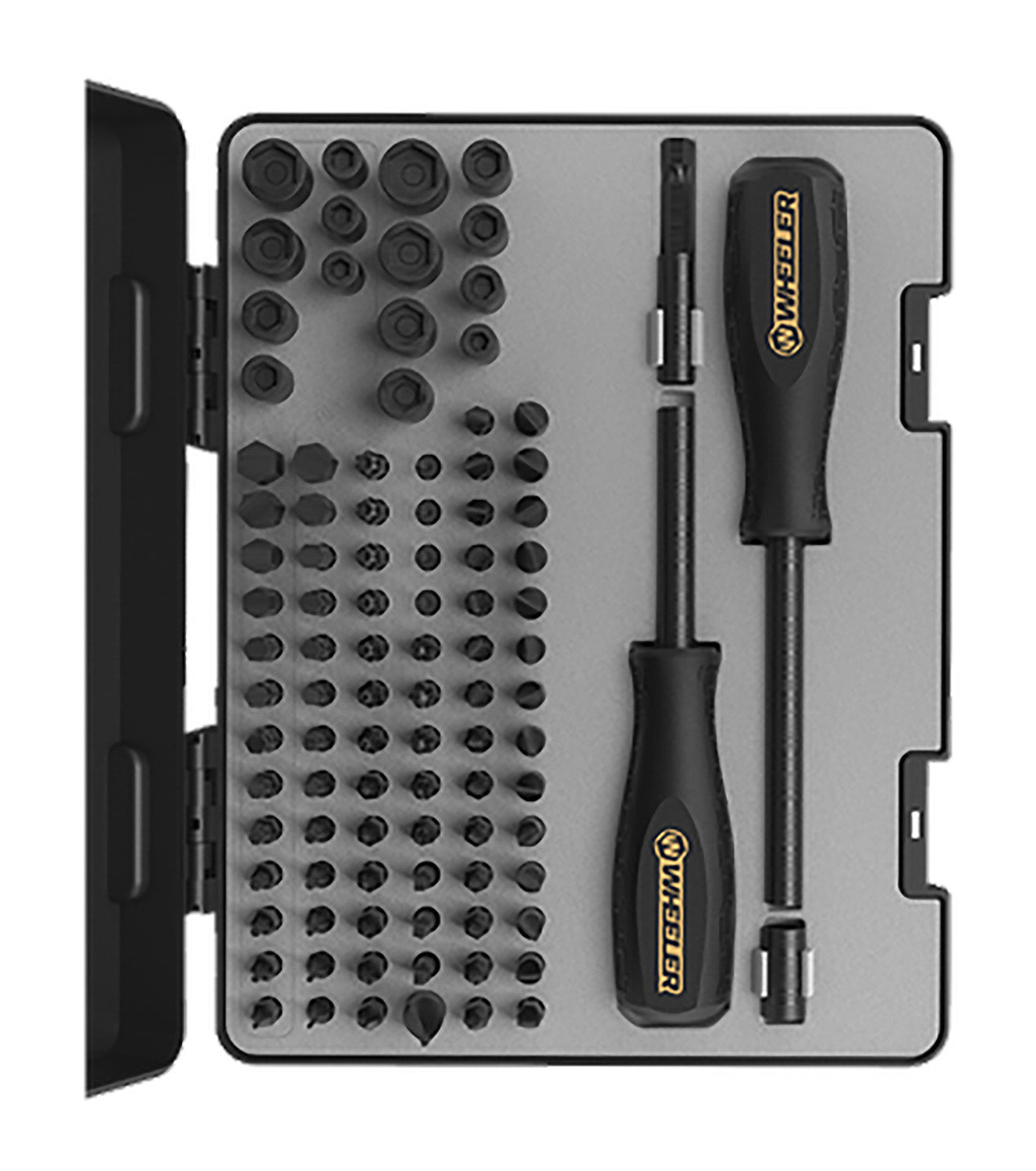 Wheeler Professional Screwdriver Set Black 100 Pieces