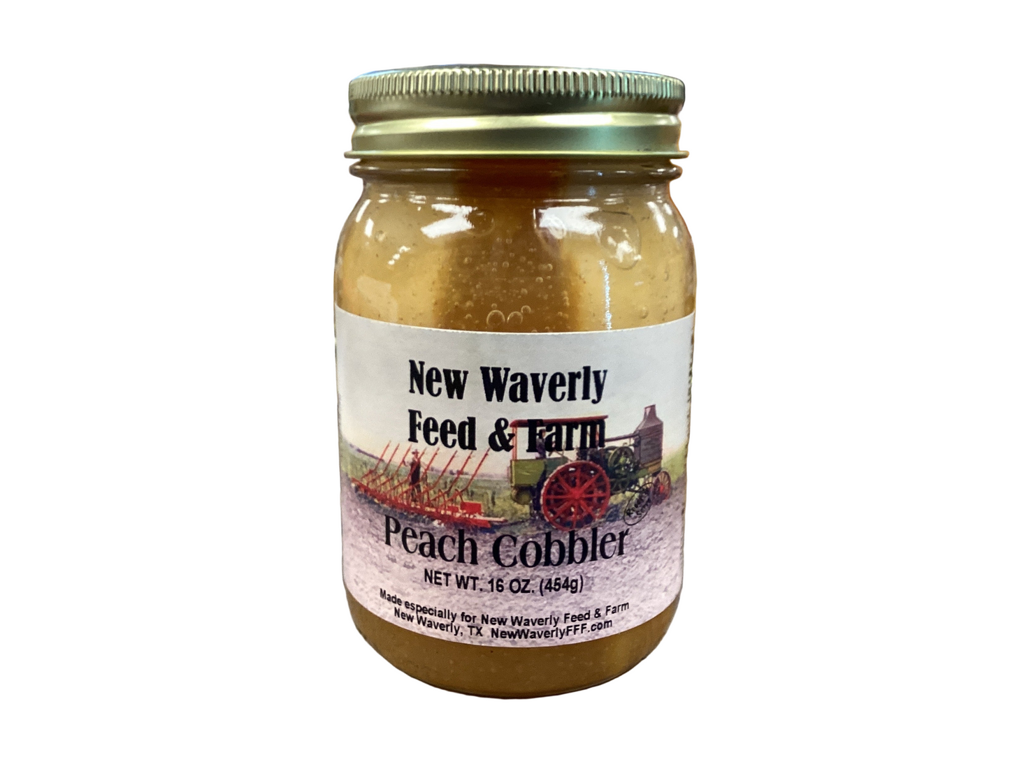 New Waverly Feed Peach Cobbler 16oz