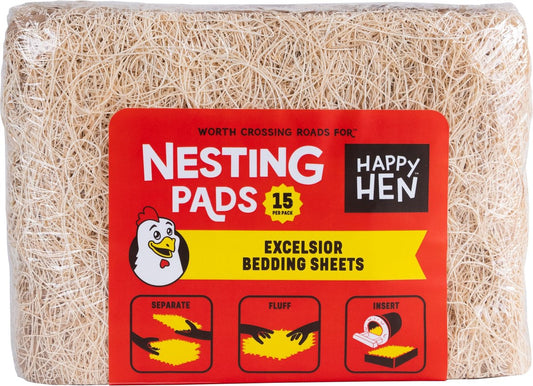 Nesting Pads Happy Hen 15ct Pack