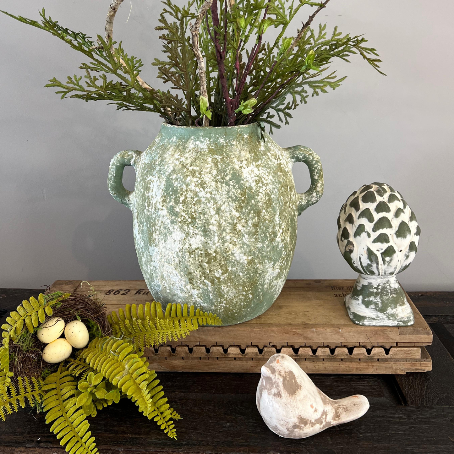 Clay Eared Vase