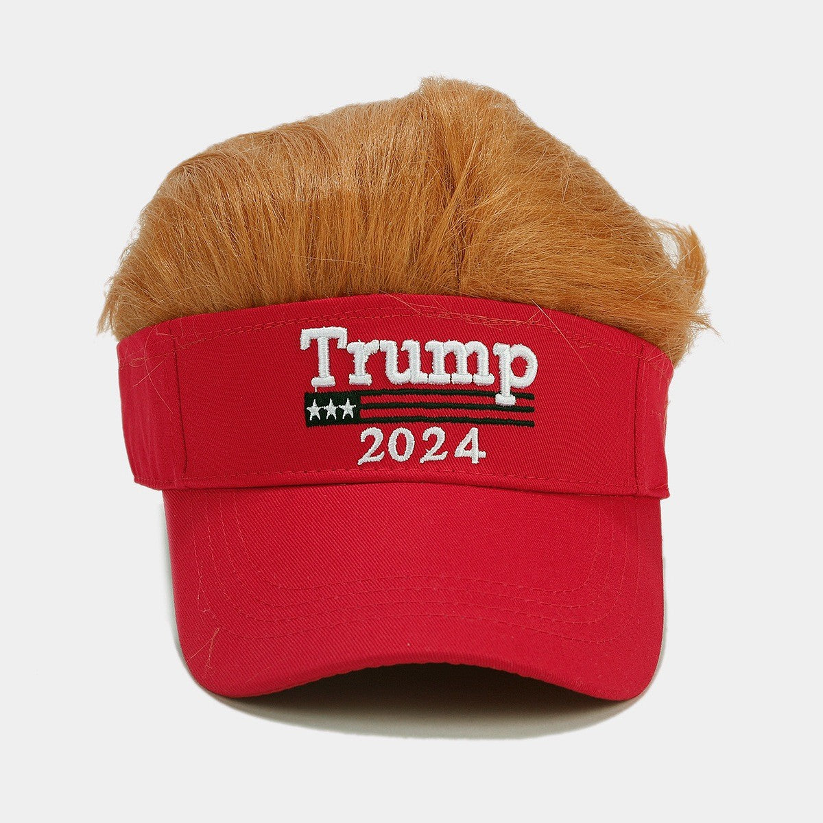 Trump 2024 Yellow Wig Baseball CAP
