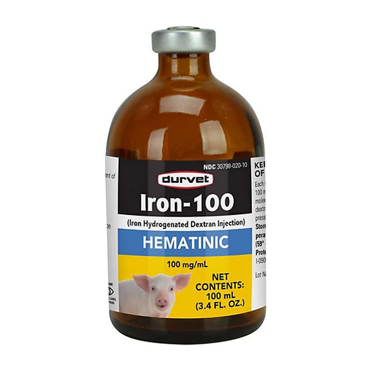 Iron Drextran 100 Injectables 100ml.