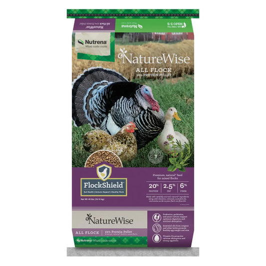 Naturewise All Flock 20% Pellet 40lbs.