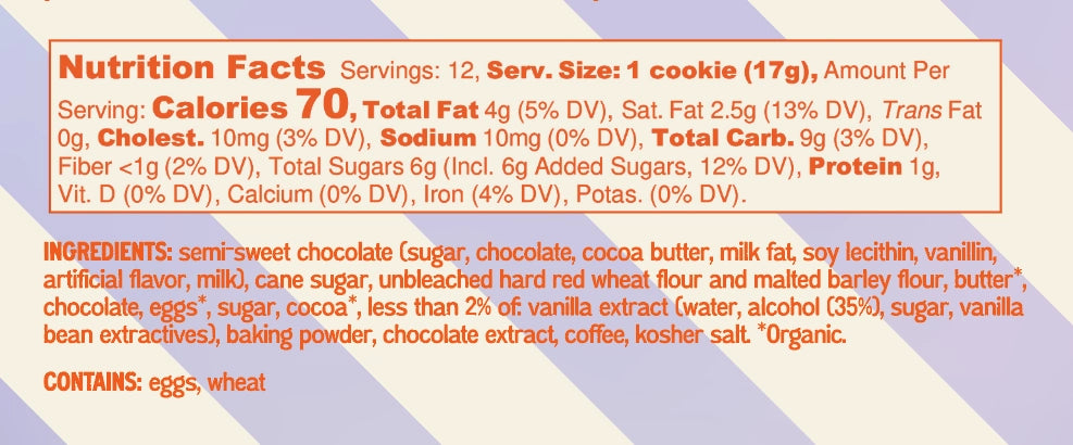 Bell’s Reines Mini Gourmet Double Chocolate Chip Cookies